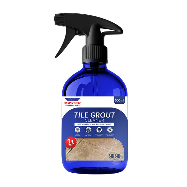 Master Tile Grout Cleaner Spray - With FREE Gloves & Brush | 500ml