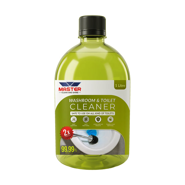 Master Washroom & Toilet Cleaner - With FREE Gloves | 1 Litre